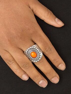 Vivacious Orange Ring
